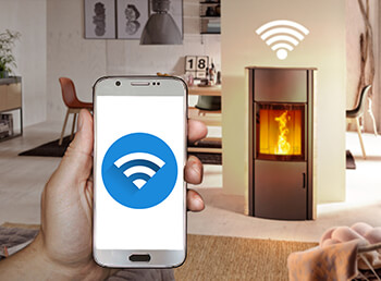 Für mehr Bequemlichkeit: Pelletofen mit WLAN
