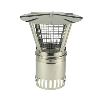 Ø 150 mm Schiedel ICS Regenhaube mit Funkenschutzgitter