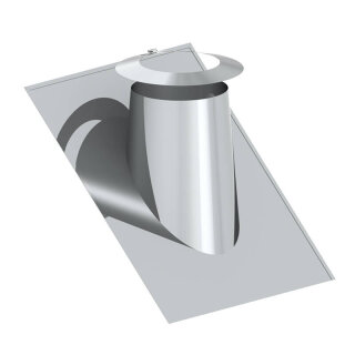 Ø 180 mm - Dachdurchführung Edelstahl 36° - 45° inkl. Wetterkragen