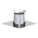 Ø 180 mm - Dachdurchführung Edelstahl 0°...