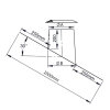 Ø 200 mm - Dachdurchführung  26° - 35° mit Bleirand inkl. Wetterkragen