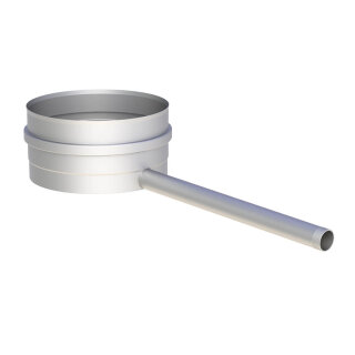 Jeremias EW-FU Kondensatschale mit Ablauf 250 mm, 1/2" Nippel, Ø 180 mm