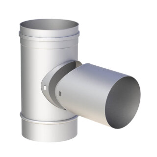 Jeremias EW-FU Anschluss T-Klix 87° mit Wassernase Ø 200 mm, 0,6mm