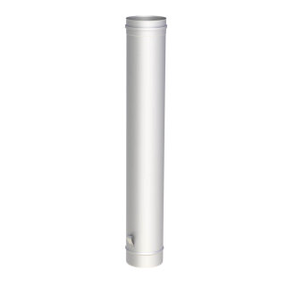 Jeremias EW-FU Längenelement 1000 mm mit Ablassschlaufen Ø 180 mm, 0,6mm