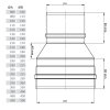 Jeremias EW-FU Schornsteinerweiterung Ø 180 mm auf Ø 200 mm