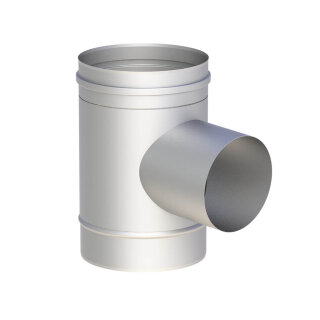 Jeremias EW-FU Zugregleranschluss rund mit Abgang Ø 150 mm, passend für Jeremias Zugregler FU38, Ø 130 mm, 1,0mm