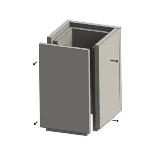 Schachtelement 500 mm lose-verschraubt 260 x 260 mm