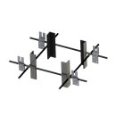 Leichtbauschacht - Sparrenhalterung universal 260 x 260 mm