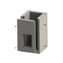 Leichtbauschacht - Sockelelement 500 mm 260 x 260 mm