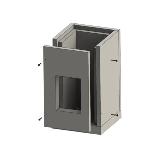 Basiselement 500 mm mit Bohrung für Kondensatablauf unten 240 x 240 mm