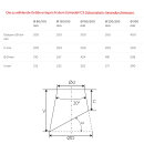 Ø 250 mm Schiedel ICS Dachdurchführung Wakaflex 16° - 25° Rot