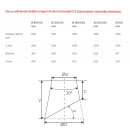 Ø 200 mm Schiedel ICS Dachdurchführung Wakaflex 36°- 45° Schwarz