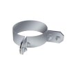 Ø 130 mm, Jeremias DW-FU / AL / KL / SILVER Abspannschelle, Matt