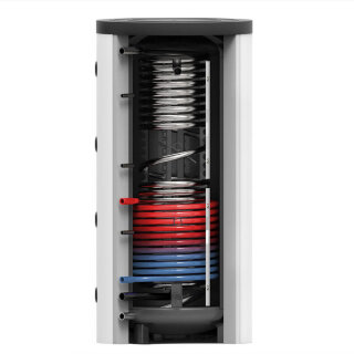 Hygienespeicher 600 - Ø 79 cm - 1x Wärmetauscher - mit Sonderisolierung