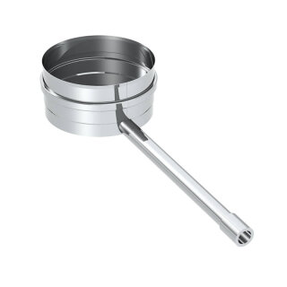 EW Schornstein - Kondensatschale mit Ablaufrohr Ø 180 mm