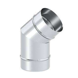 EW Schornstein - Winkel 30° für Versatz oben Ø 115 mm
