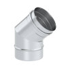 EW Schornstein - Winkel 45° für Versatz unten Ø 115 mm
