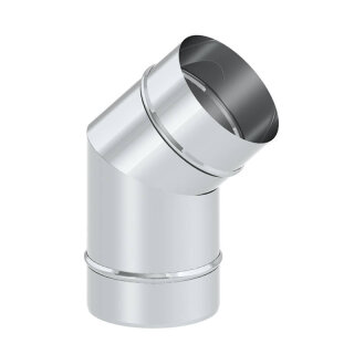 EW Schornstein - Winkel 45° für Versatz oben Ø 150 mm