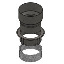 Jeremias Übergang Ferro - Keramik Ø 130 auf Ø 160 mm