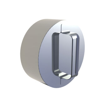 Ø 180 mm Jeremias DW FU Schornstein Verschlussdeckel mit Handgriff für T-Stück 90° Hochglanz