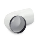 Ø 100 mm Ofenrohr Bogen glatt 90° emailliert Weiß