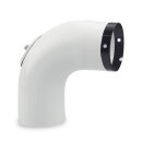 Ø 100 mm Ofenrohr Bogen glatt 90° mit...