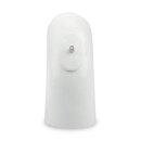 Ø 100 mm Ofenrohr Bogen glatt 90° mit Reinigungsöffnung emailliert Weiß