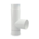 Ø 100 mm Ofenrohr Kapselknie emailliert Weiß