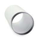 Ø 100 mm Ofenrohr Längenelement 250 mm emailliert Weiß