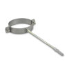 Ø 100 mm Rohrschelle mit Stockschraube und Dübel unlackiert
