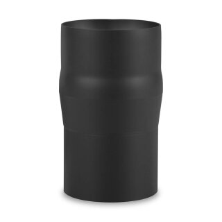 Ofenrohr Erweiterung 110 mm > 120 mm Schwarz
