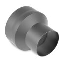 Ofenrohr Erweiterung 150 mm > 200 mm Gussgrau
