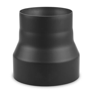Ofenrohr Reduzierung 200 mm > 160 mm Schwarz