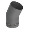Ø 80 mm Pelletofenrohr 30° Bogen Grau