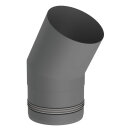 Ø 100 mm Pelletofenrohr 30° Bogen Grau