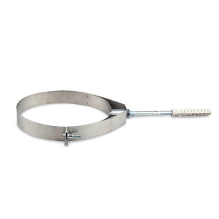 Ø 180 mm Rohrschelle Edelstahl mit Stockschraube