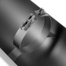 Ø 150 mm Ofenrohr Strahlungsschutz 100 cm Gussgrau