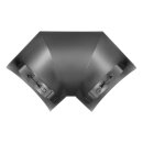 Ofenrohr Strahlungsschutz Bogen 90° liegend