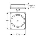 Ø 80 mm Schiedel ICS Grundplatte, Ablauf unten