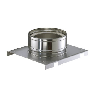 Ø 250 mm Schiedel ICS Grundplatte, Ablauf unten