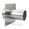 Ø 100 mm Schiedel ICS Grundplatte offen für Schornsteinverlängerung