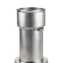 Ø 200 mm Schiedel ICS Anschlussfutter einwandig kürzbar - Ofenanschluss Ø 150 mm