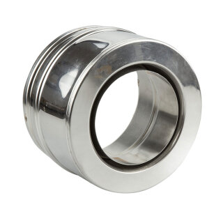 Ø 150 mm Schiedel ICS Doppelwandfutter kurz mit Ofenanschluss Ø 150 mm