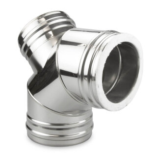 Ø 200 mm Schiedel ICS Bogen 90° mit Revisionsverschluss Festbrennstoff