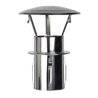 Regenhaube abklappbar Ø 200 mm Edelstahl