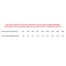 4 m - Ø 100 mm Schiedel ICS Doppelwandiges Schornstein Set - Wandkonsole