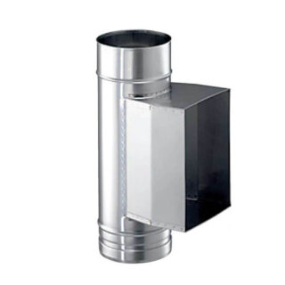 Ø 140 mm Schiedel Prima Plus Putztüranschluss eckig mit Kondensatsperre