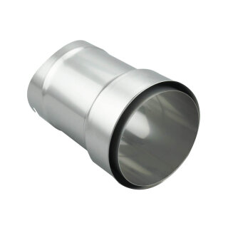 Ø 120 mm Schiedel Prima Plus Anschlussfutter für T-Stück eingesteckt Kesselseite Ø 150 mm