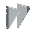 Ø 100 mm Jeremias DW FU Konsolbleche verstellbar 50 - 150 mm Hochglanz