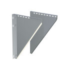 Ø 100 mm Jeremias DW FU Konsolbleche verstellbar 50 - 150 mm Hochglanz